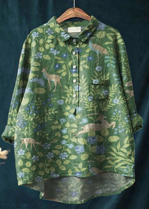 ELINDA | CLASSIC FLORAL BLOUSE