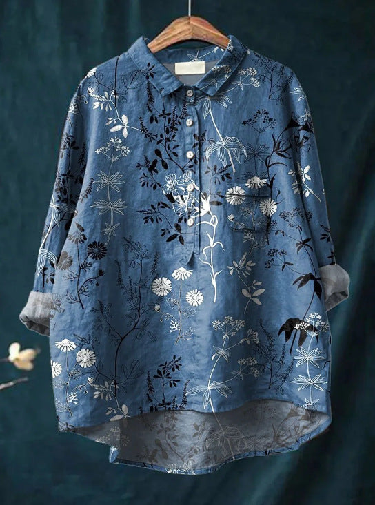 ELINDA | CLASSIC FLORAL BLOUSE