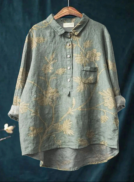ELINDA | CLASSIC FLORAL BLOUSE