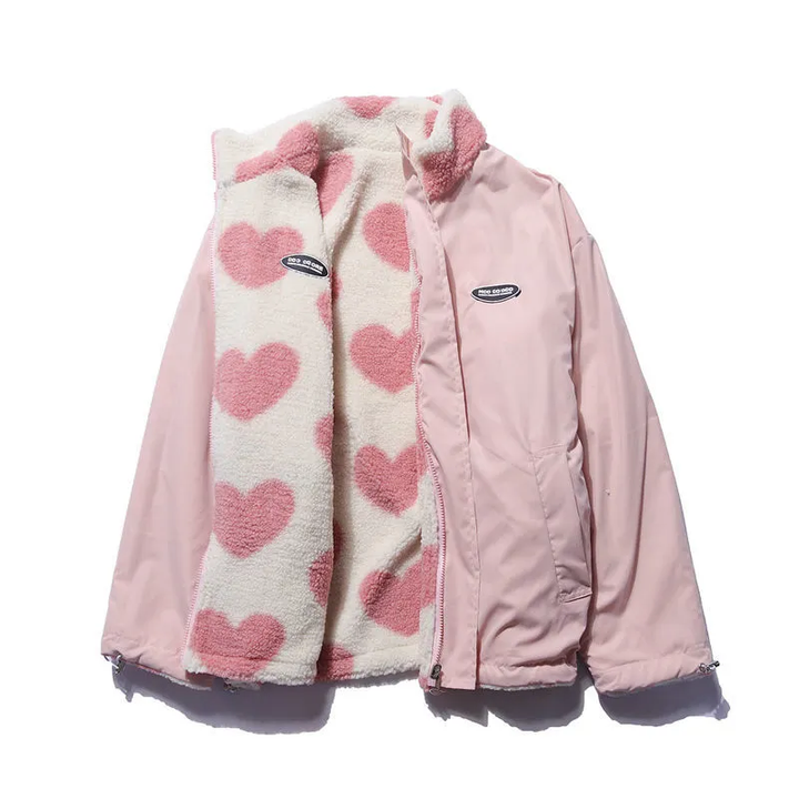 SAOIRSE | DOUBLE-SIDED HEART COAT